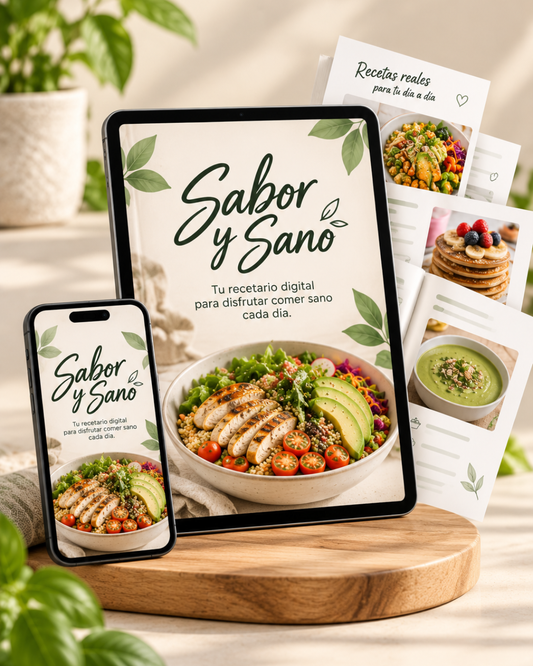 Sabor y Sano - 120 Recetas para Comer Mejor +3 BONUS